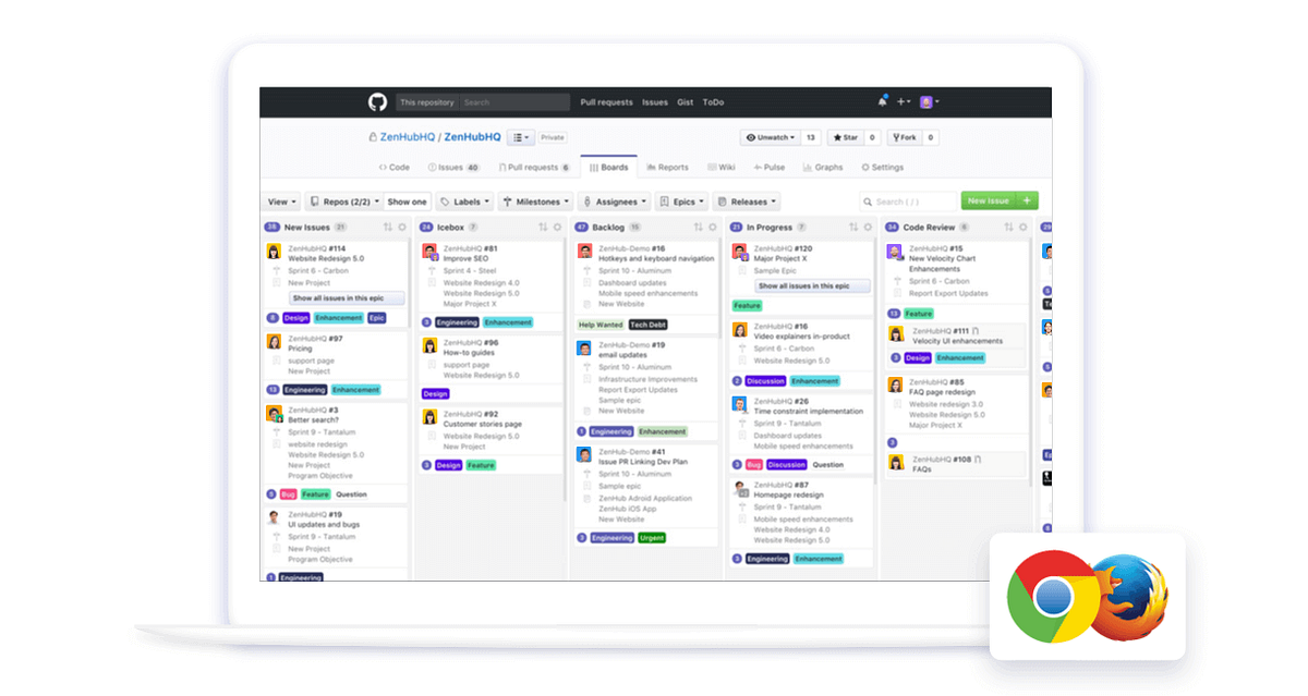 『ZenHub x GitHub Project x GitHub』を利用した開発プロセスの考察 by Masato Ishigaki