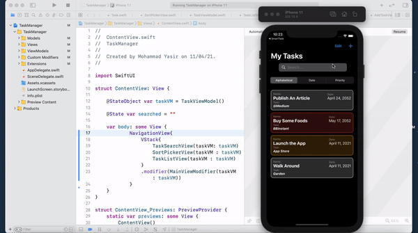 Mvvm Modern Todo App In Swiftui How To Create An Interactive Ui For By Mohammad Yasir Medium
