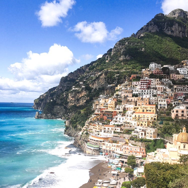 How to get to the Amalfi Coast from Rome (or Naples) by Deanna Cheng