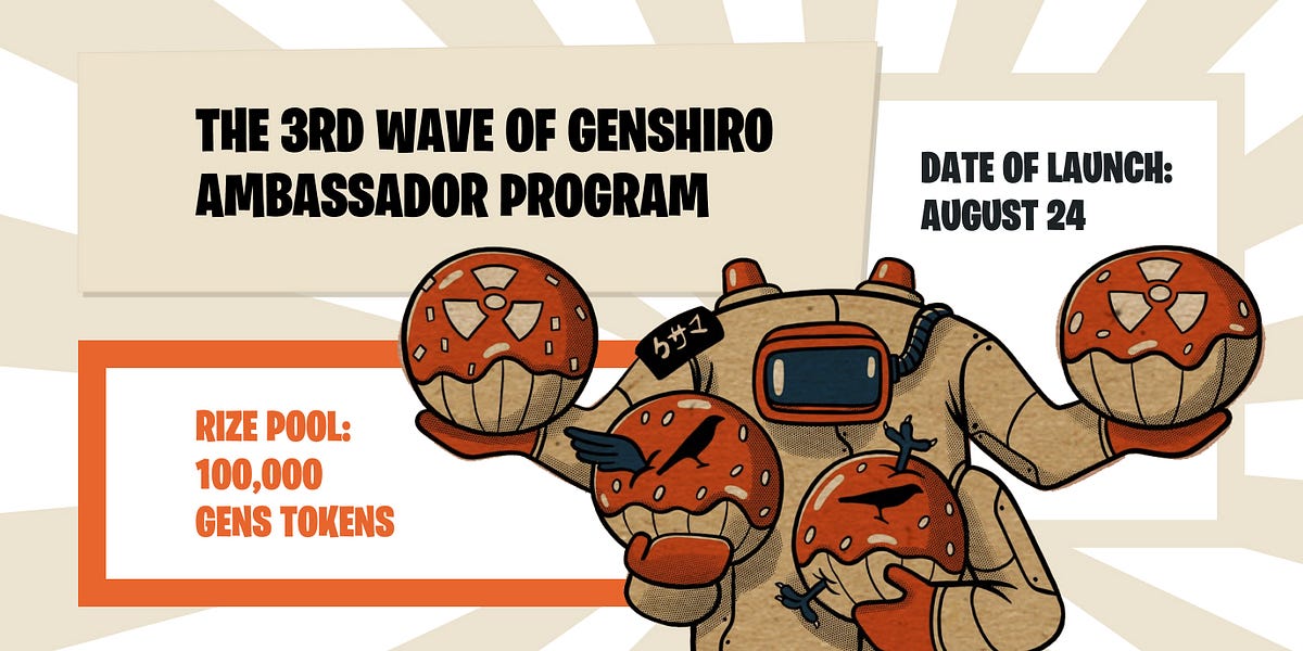 Join Genshiro’s Ambassador Program!