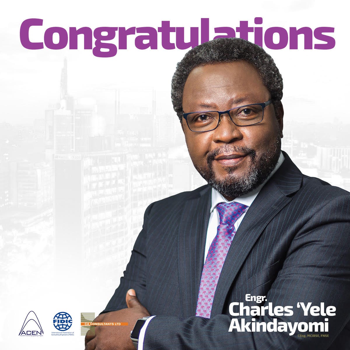 Becoming President Of Association For Consulting Engineering In Nigeria By Engr Charles Yele Akindayomi Medium