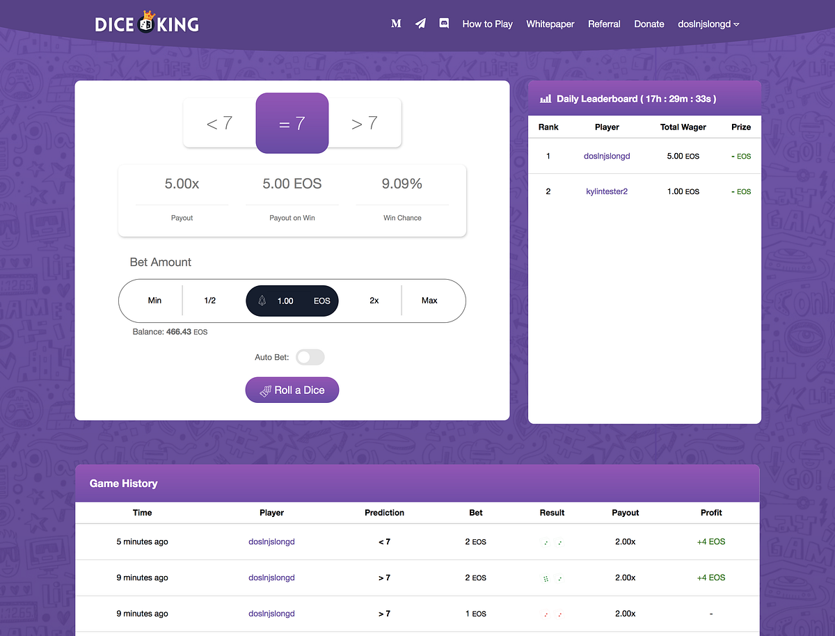 Lucky7 — Dice King. DiceKing is a gambling platform built… by Dice