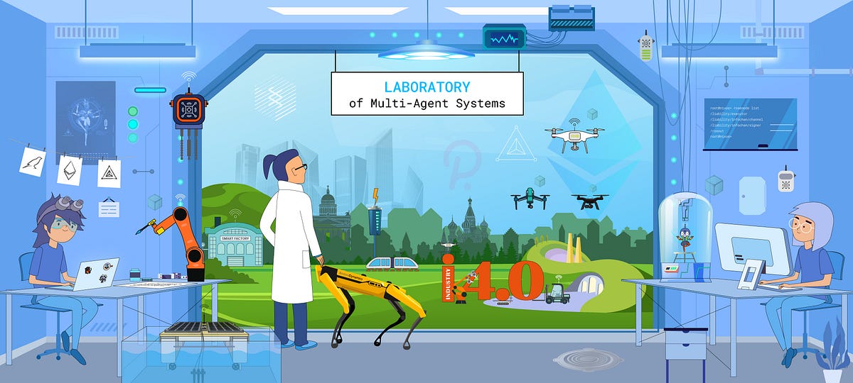 Open projects in laboratory of multi-agent systems in smart cities and Industry 4.0