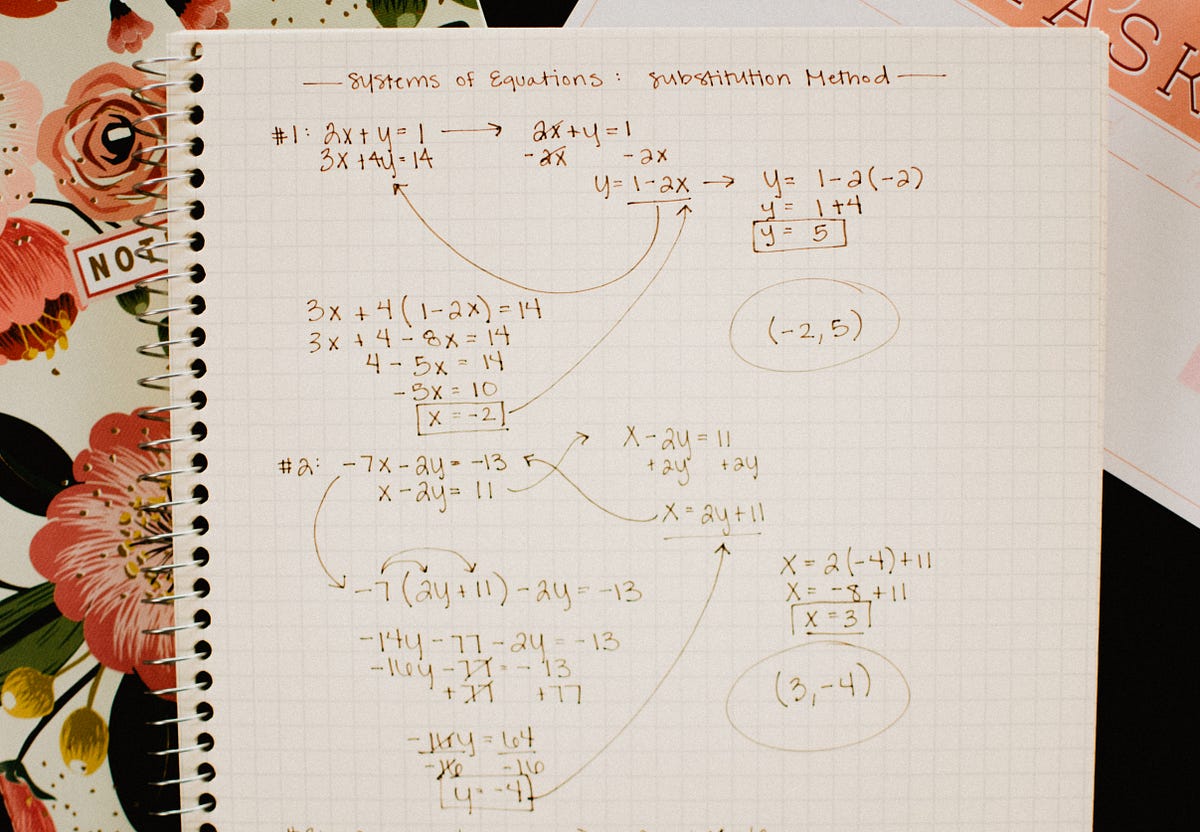 Beginner's Guide to Systems of Equations | by Brett Berry | Math Hacks |  Medium