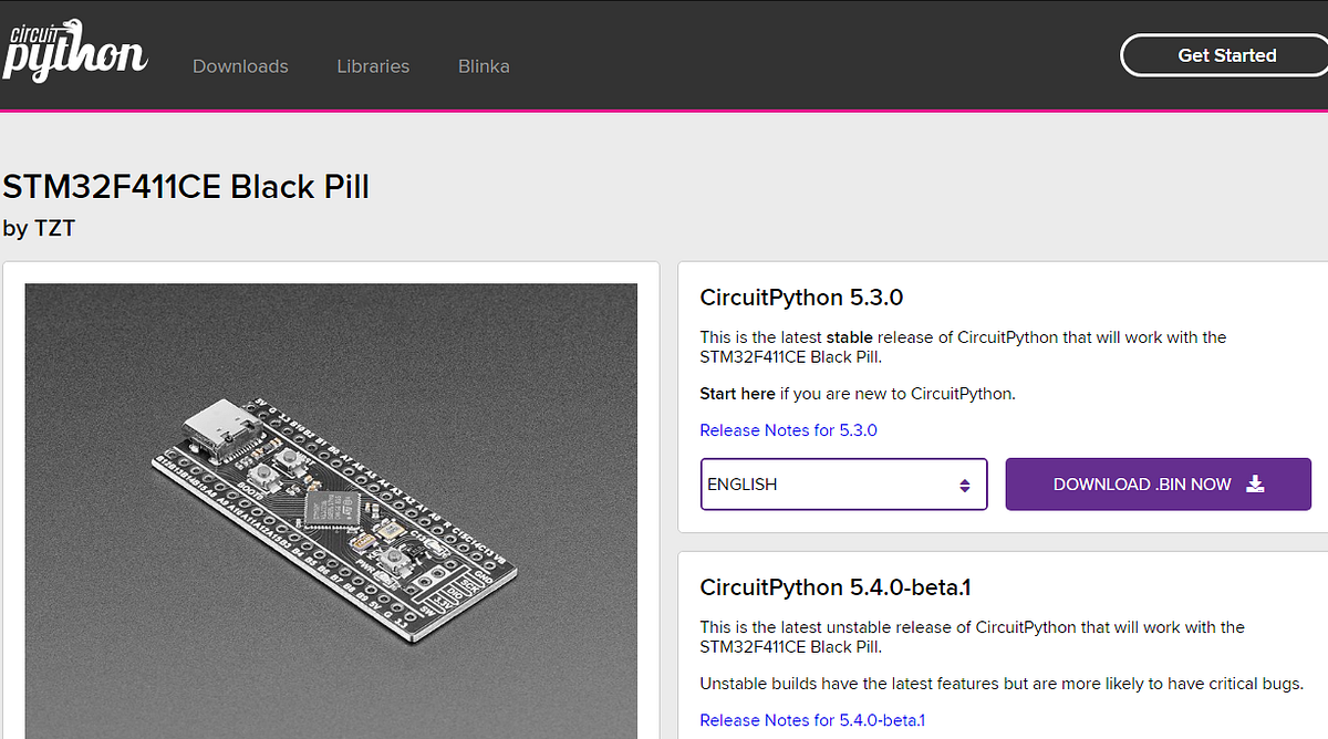 วิธีการ Flash Firmware CircuitPython ลงใน Black Pill by Somsak Lima