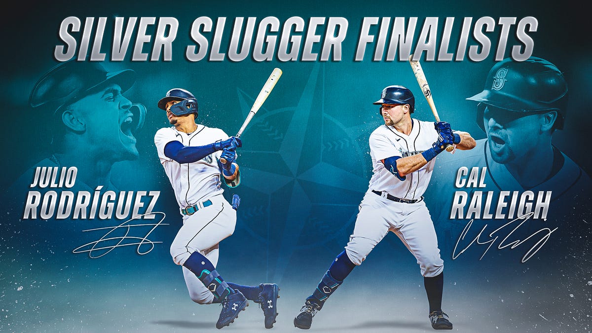 Cal Raleigh, Julio Rodríguez Named Silver Slugger Finalists by