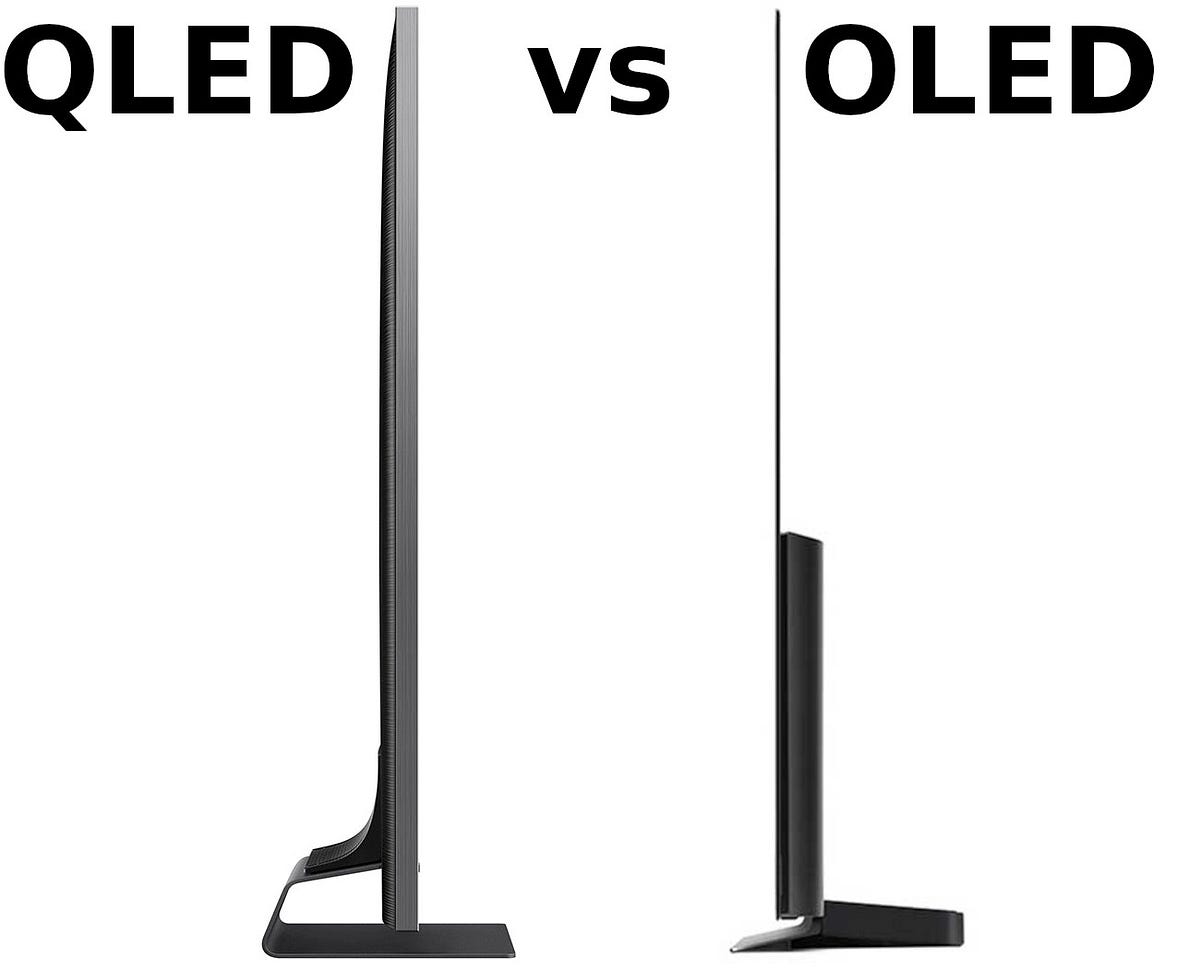 The main QLED vs OLED difference is that QLED is transmissive while OLED is...