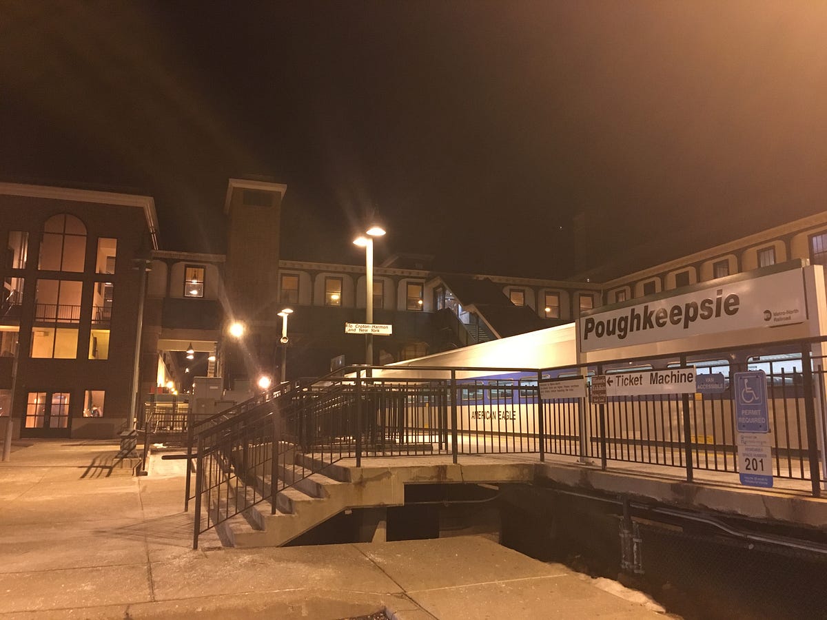 of Poughkeepsie Poughkeepsie Train Station, Wednesday, February 1, 500 a.m.