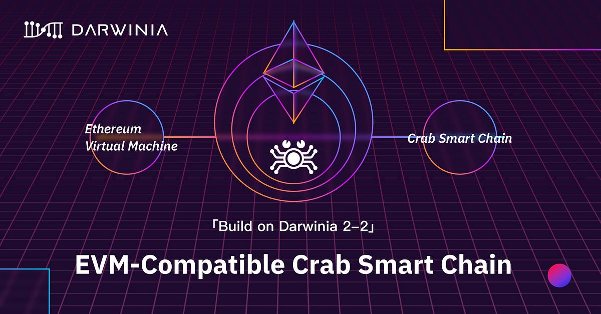 「Build on Darwinia 2–2」EVM-Compatible Crab Smart Chain