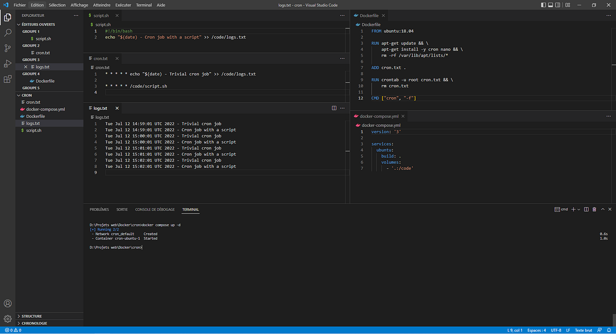The proper and easiest way to set cron jobs — Docker version by Will