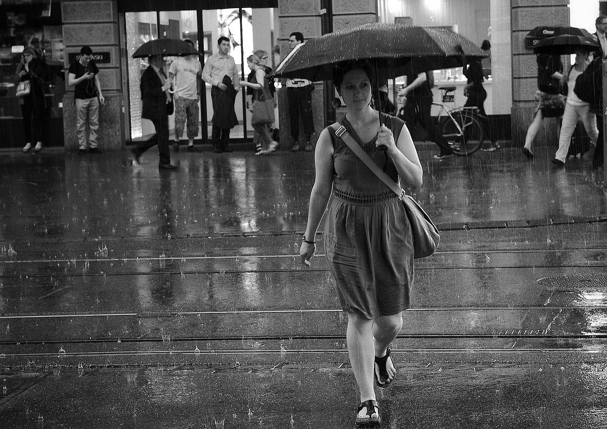 The Negative Ions of Rain. Bring a positive effect on your mood by