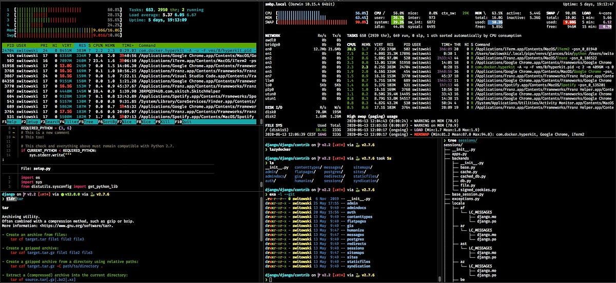 My Favorite CLI Tools. I spend half of my time in the… | by Sebastian ...