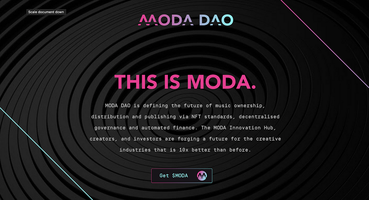 MODA Manifesto