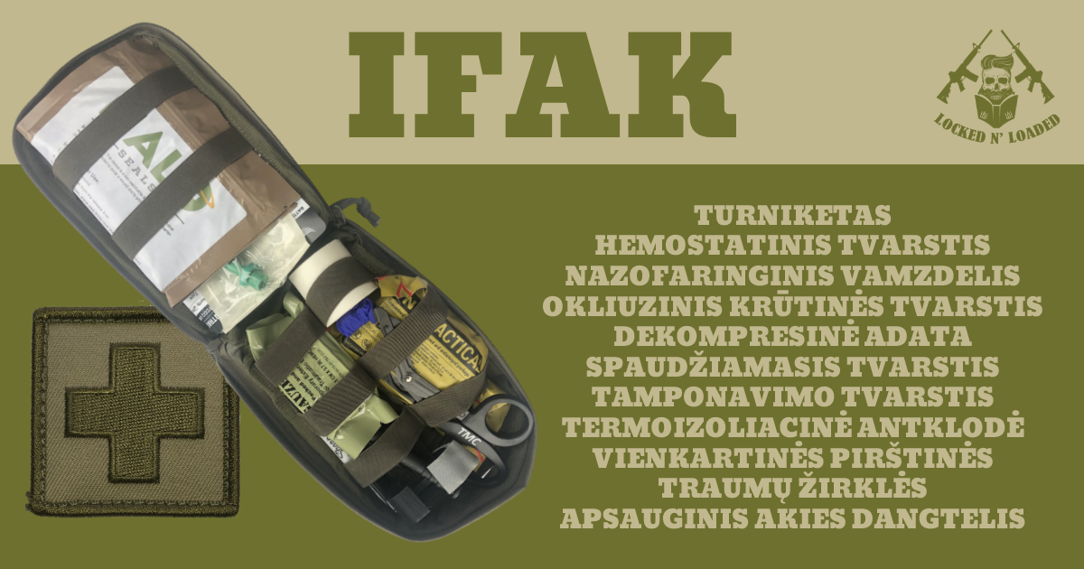 IFAK aka Individualus pirmosios pagalbos rinkinys | by Locked N' Loaded |  Locked N' Loaded