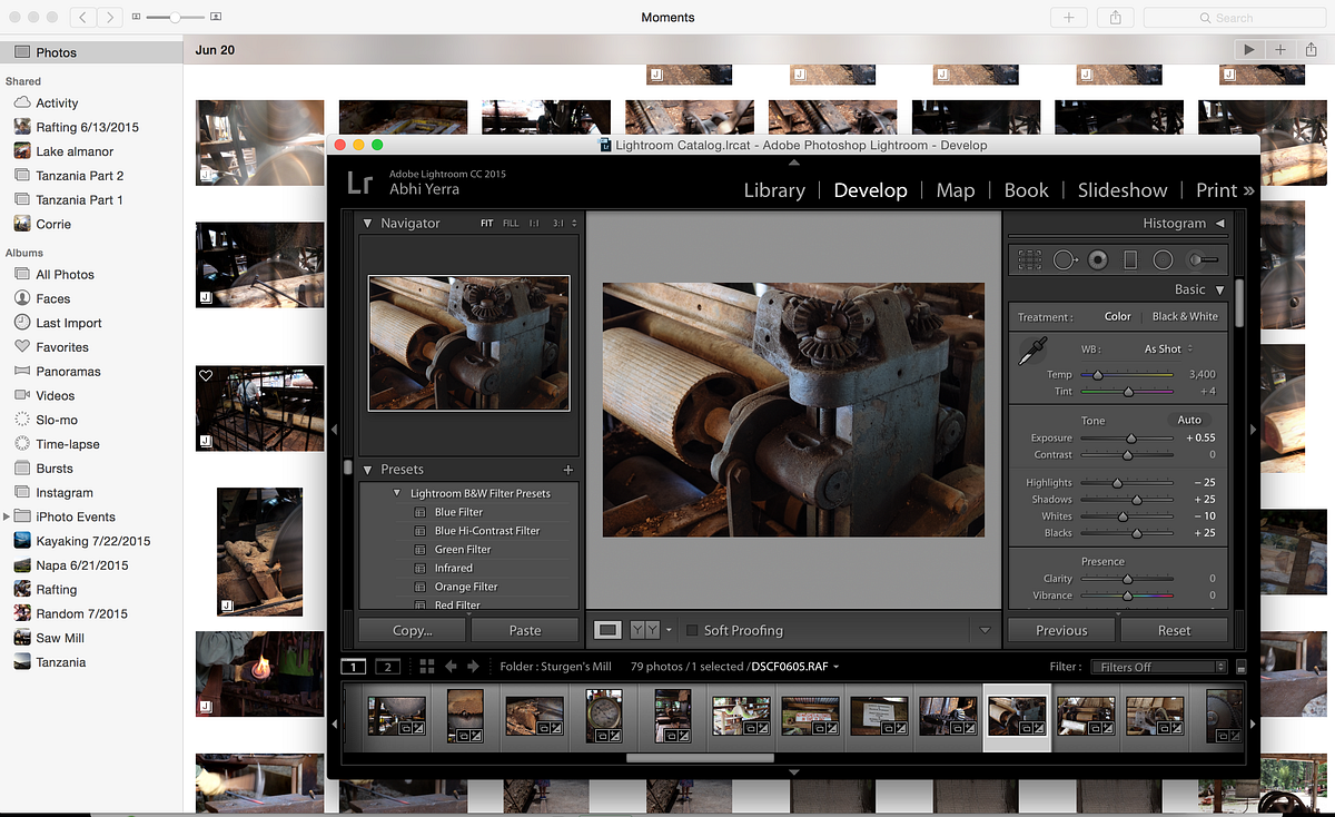 Lightroom and Photos for Mac. I really like Photos for Mac as a place