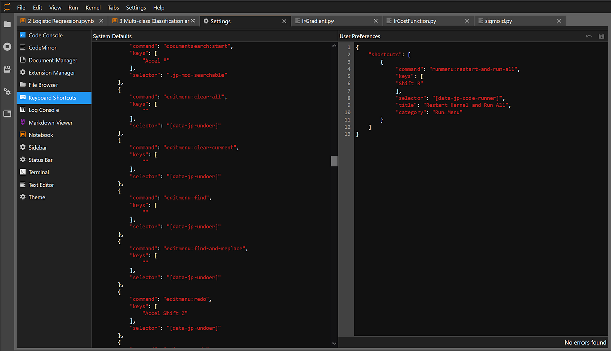 How To Create A Shortcut For restart And Run All In JupyterLab By