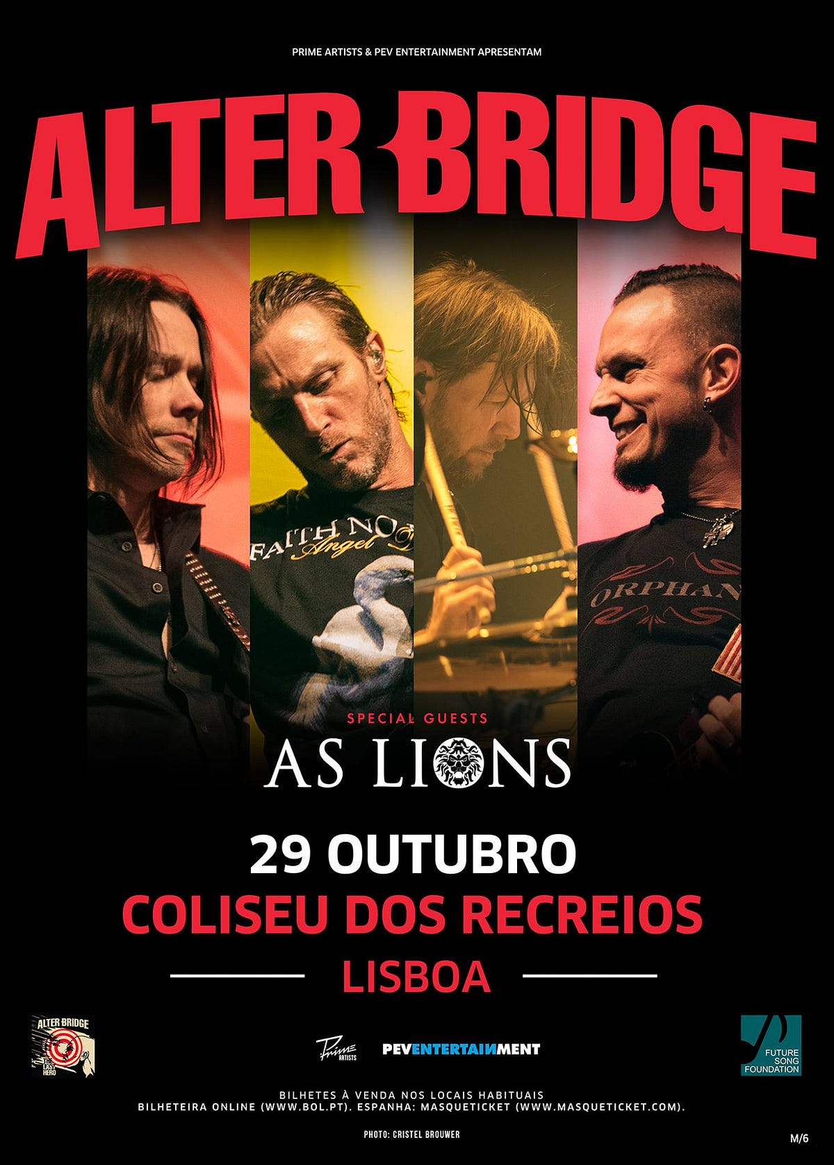 Alter Bridge End Tour In Lisbon With As Lions In The Best Way by