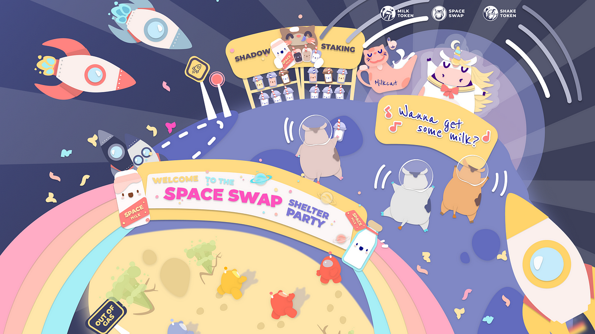 Make your Gas Fees much lower with Shadow Staking From SpaceSwap