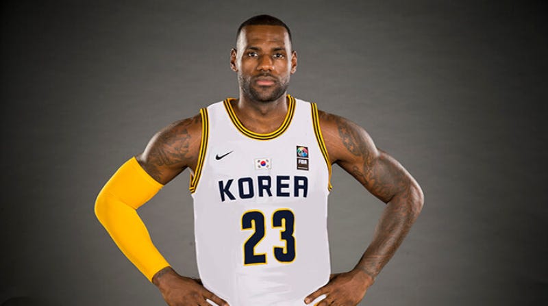 korea basketball jersey