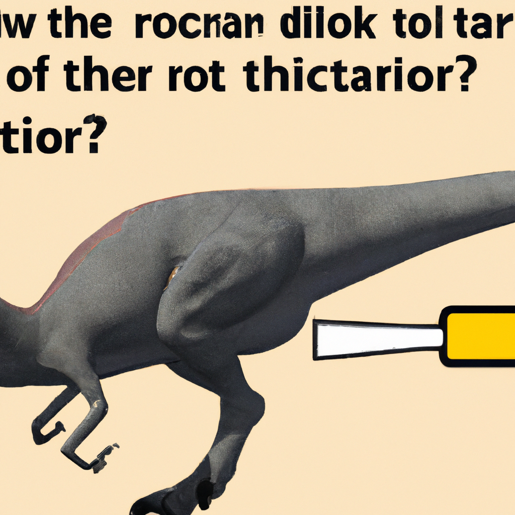 Could a T. Rex whip its tail faster than the speed of sound? by