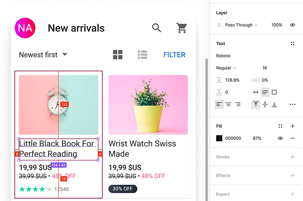 Why it's important to size text fields correctly in Sketch, Figma and XD |  by Kevin Auyeung | Prototypr