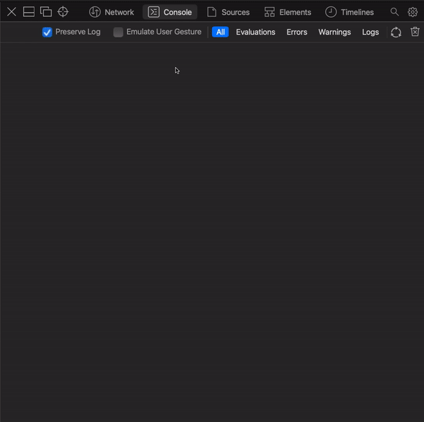 Clip about finding code through dev tools file search in Safari