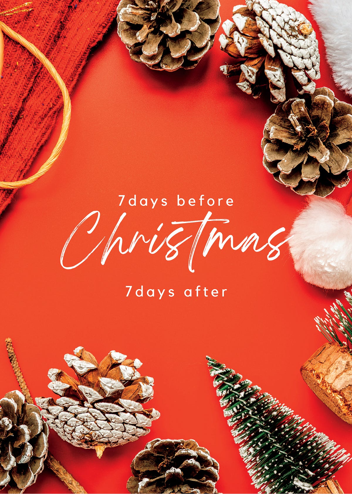 7 days before — Christmas — 7 days after by EduWriter Dec, 2022