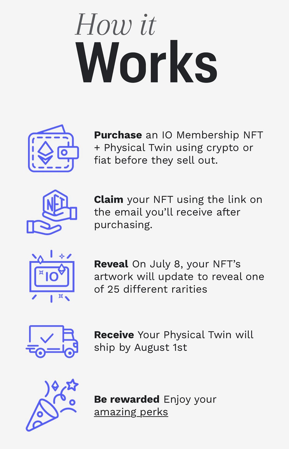 Infinite Objects NFT redemption via Email powered by Linkdrop tech