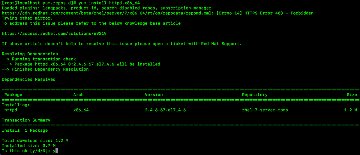Installing & Configuring the Apache HTTP Server on RHEL 7 | by Dhananjaya  Karandana | Medium