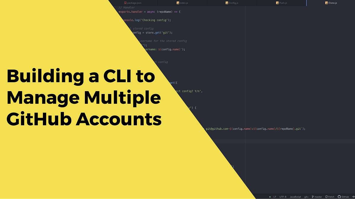 Managing Multiple GitHub Accounts on macOS Using a CLI | by Will Swan | The  Startup | Medium