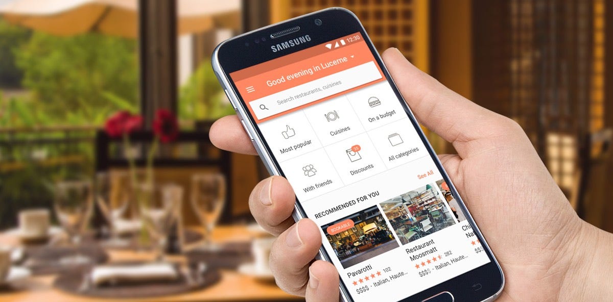 restaurant app ux case study