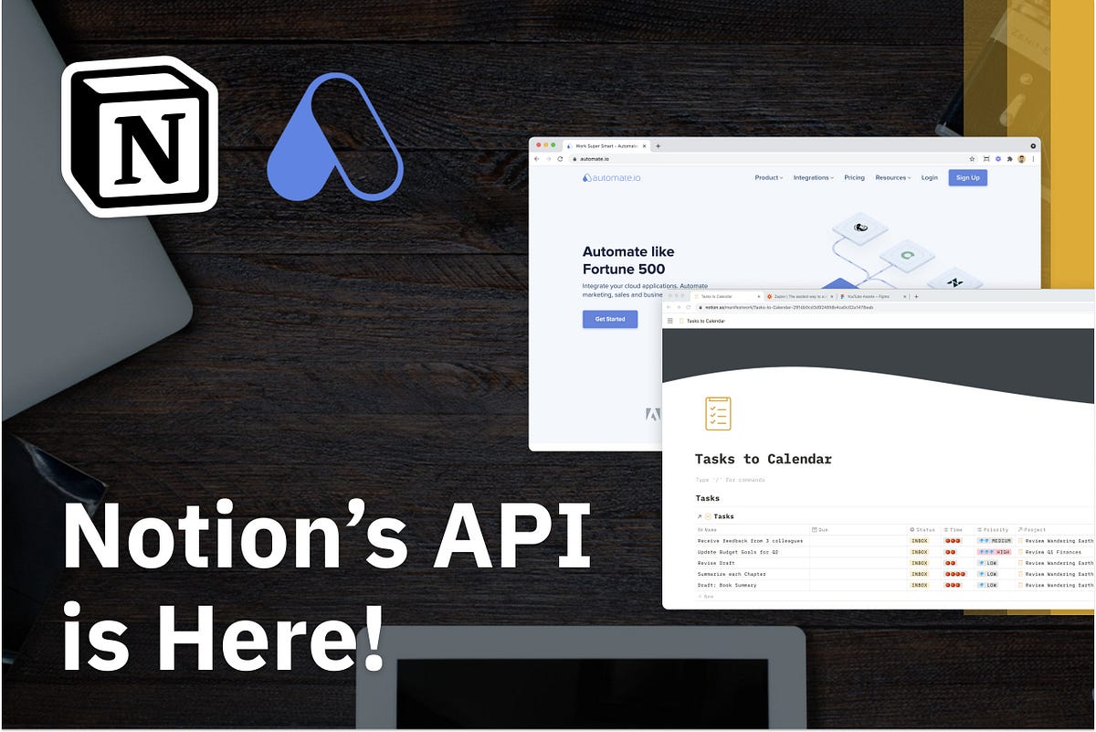 Use Notion S Api To Show Tasks In Google Calendar By David De Cespedes May 21 Medium