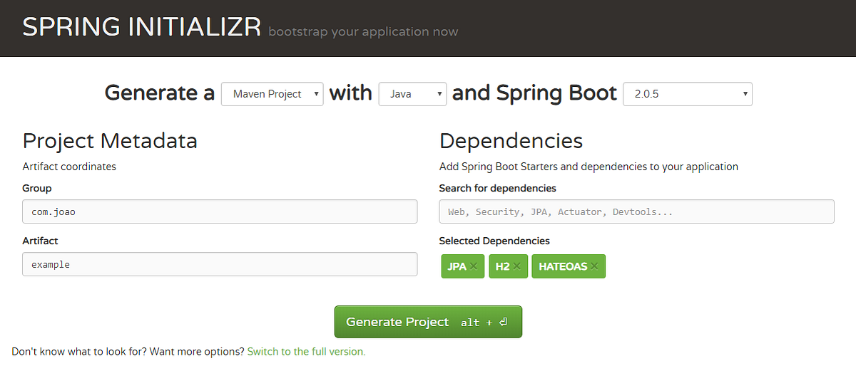 Desenvolvendo uma aplicação REST com HATEOAS, utilizando Spring Boot