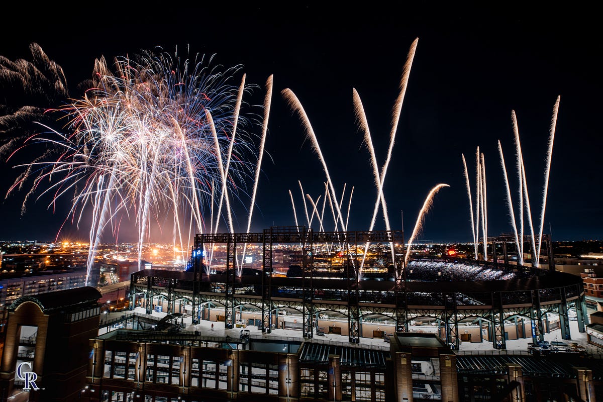 Fireworks at Coors Field Rockies Magazine