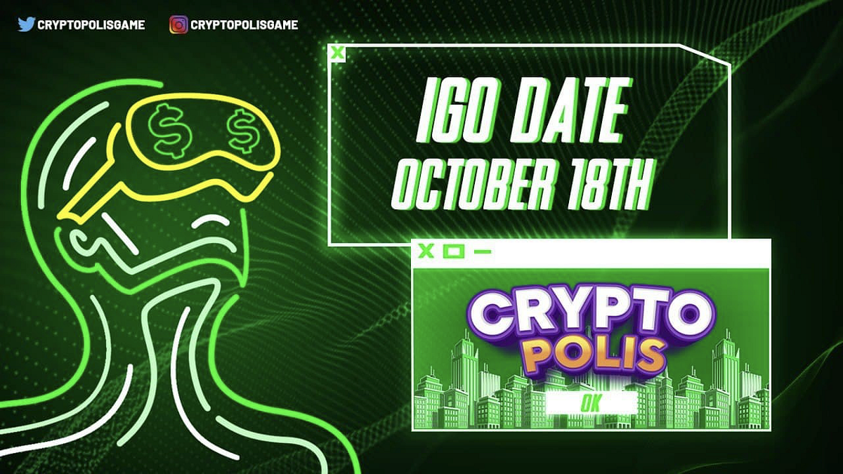 CRYPTOPOLIS (CPO) — A social NFT game is coming to GameZone by