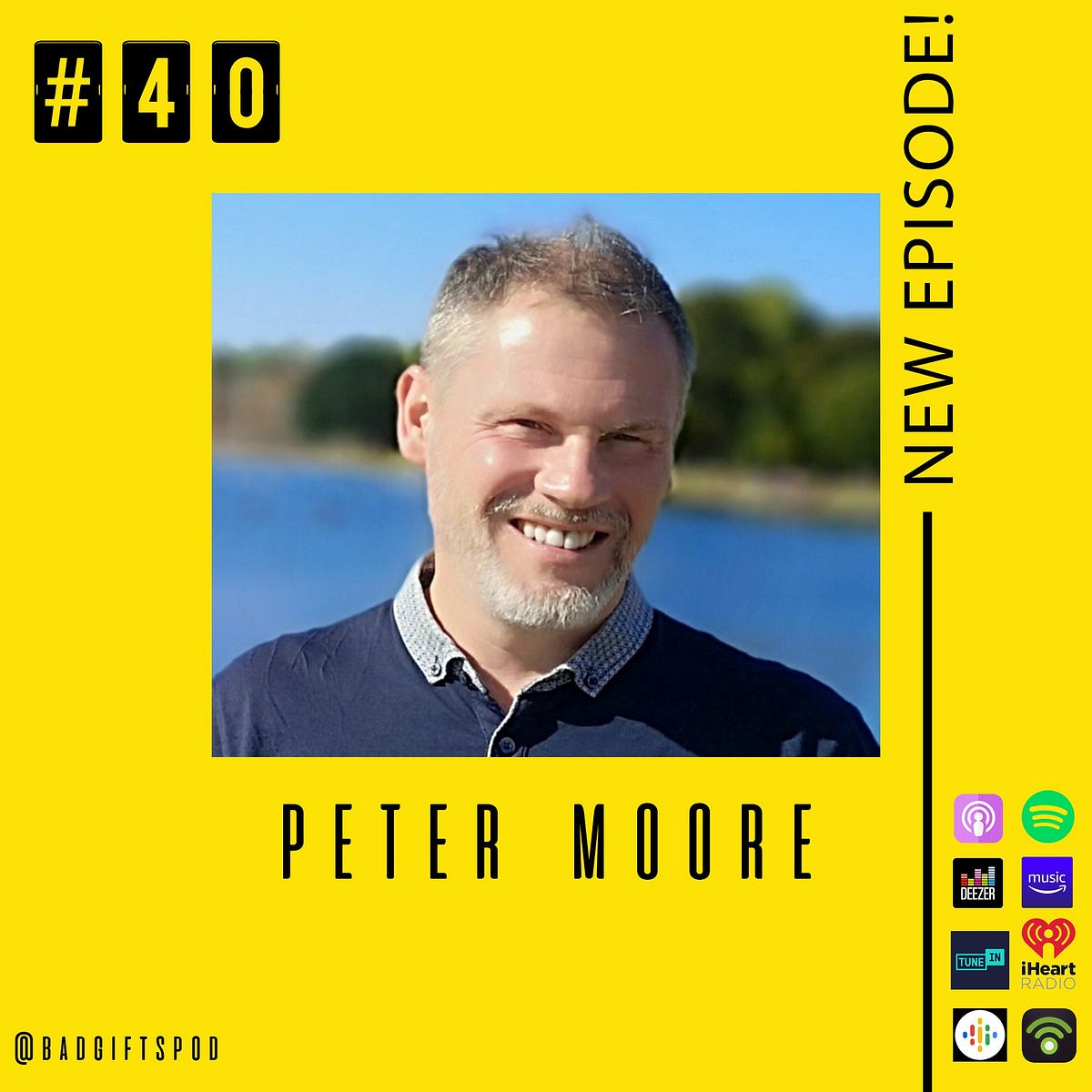 James Warwick Host &amp; Owner of the “BadGift” Podcast talks with Pete Moore from Seamless…