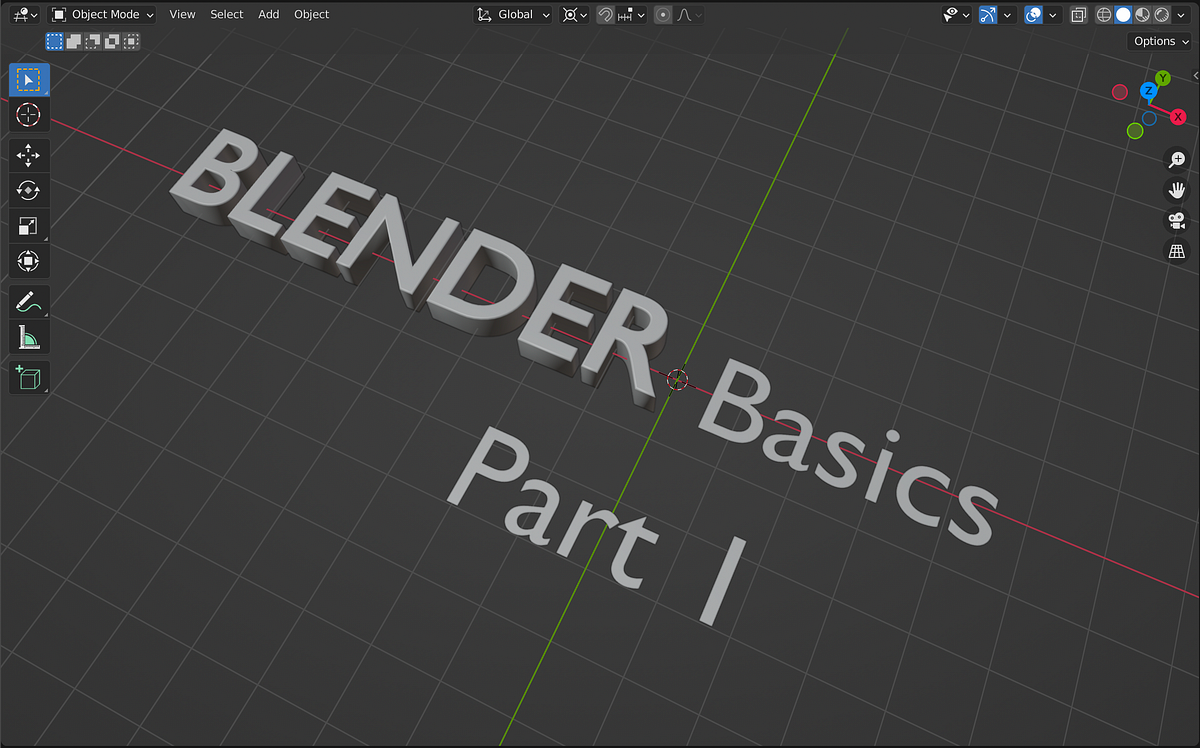 Blender Basics Blender for Beginners Medium