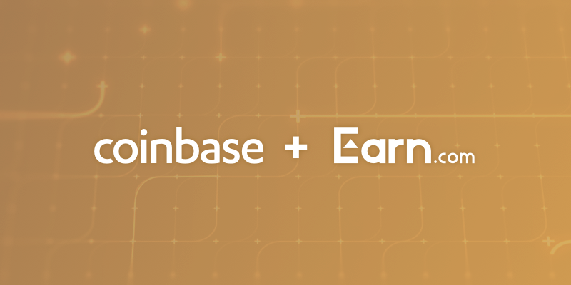 Earn Com Joins Coinbase News Earn Com - 