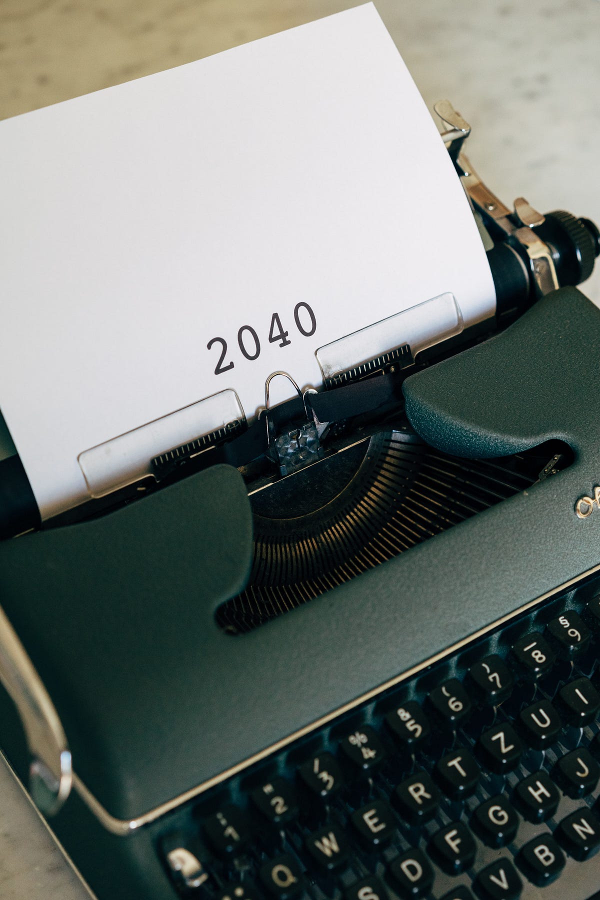 2040: The Best is Yet to Come. We each create a story of what the ...