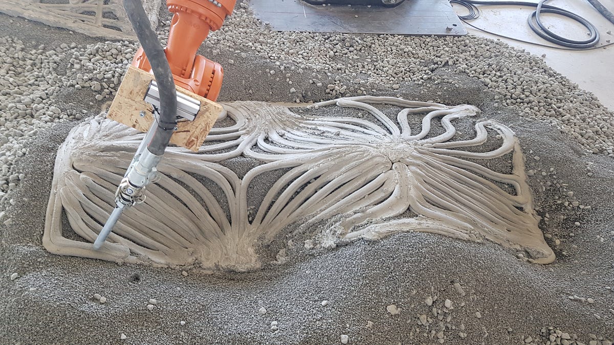 RobArch 2018 6 Subadditive 3D printing of optimized double