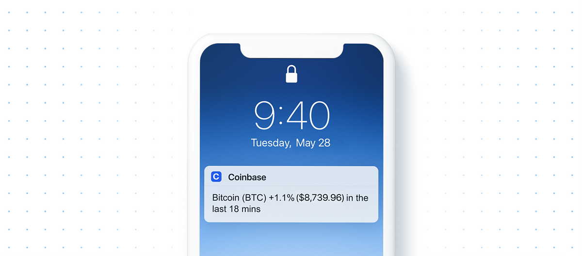 New Real Time Price Alerts For The Coinbase App By Rhea Kaw The Coinbase Blog