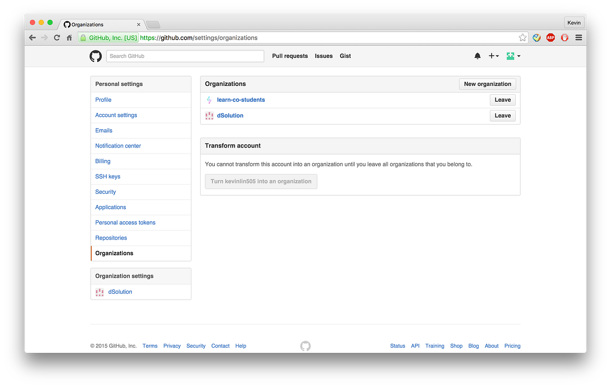 Git Organization and Team. Before I start my with the details on… by Kevin Lin Medium
