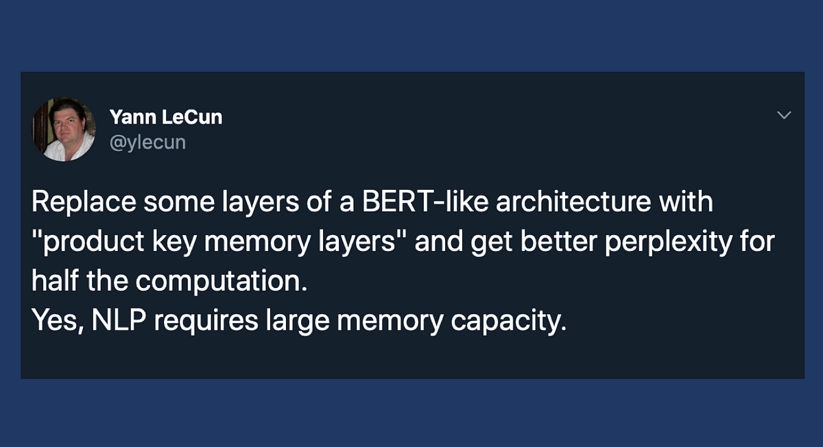 Facebook AI Memory Layer Boosts Network Capacity by a Billion Parameters