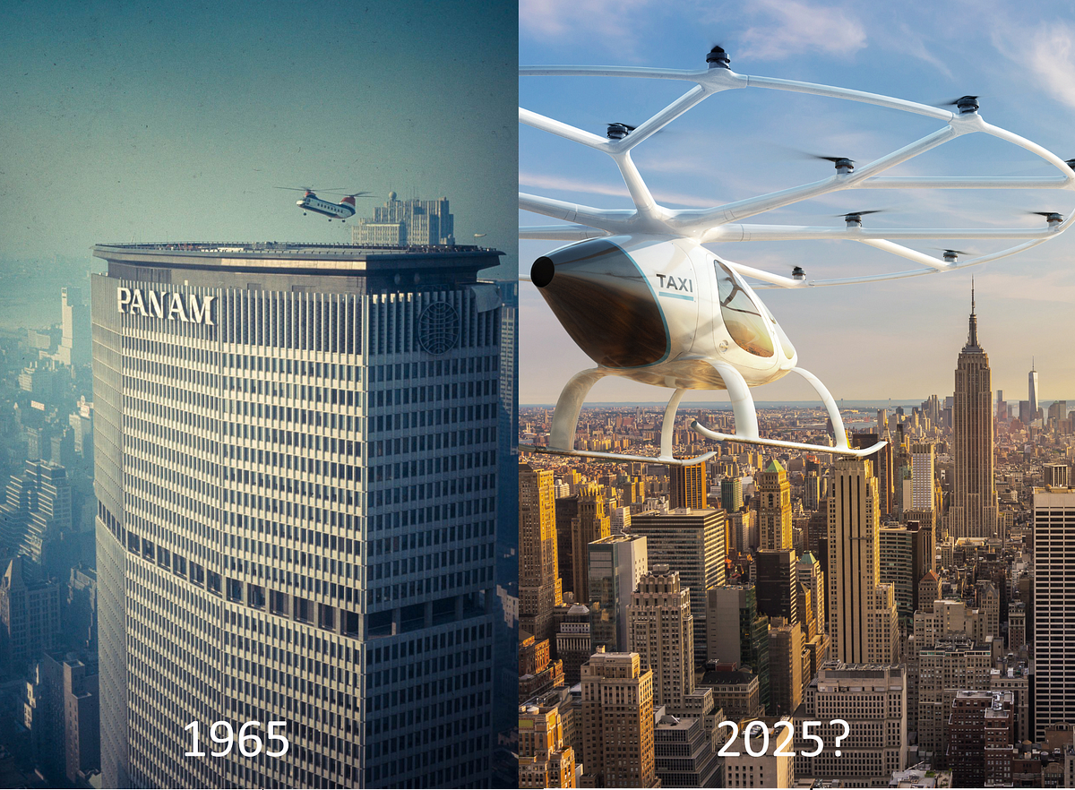 Urban Air Mobility has failed in the 1960s — Whats different now? | by  Planing | Technology & the Human Mind | Medium