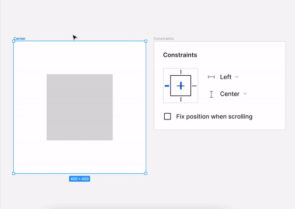 Figma-约束(Constraints)功能 Figma-约束(Constraints)功能