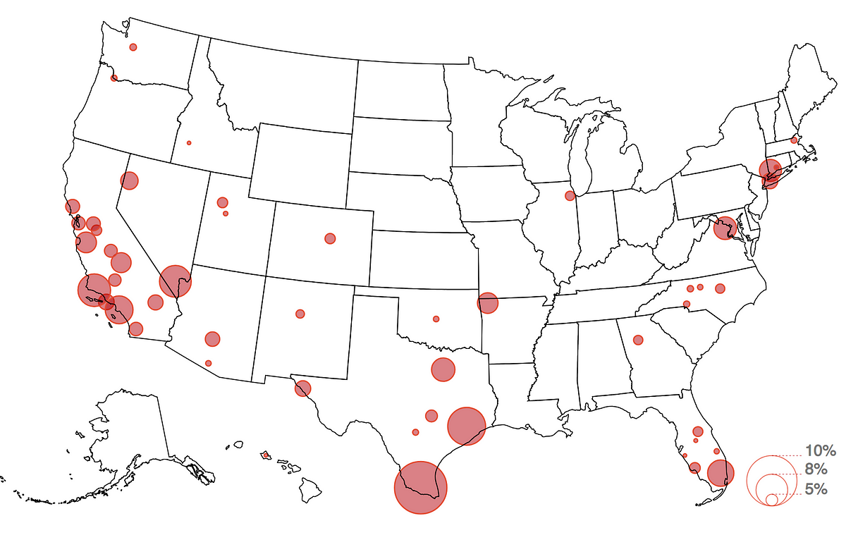 Fast, static D3 maps built with Turf.js and the command-line | by Luke  Whyte | Towards Data Science