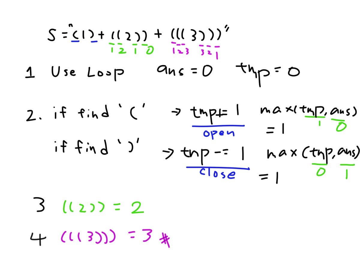 [LeetCode]#1614. Maximum Nesting Depth of the Parentheses | by Fatboy ...