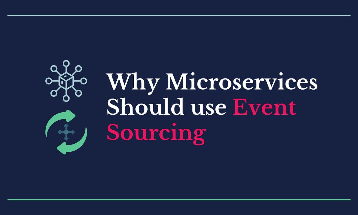 Why Microservices Should use Event Sourcing | by Charuka Herath | Jun, 2022 | Bits and Pieces