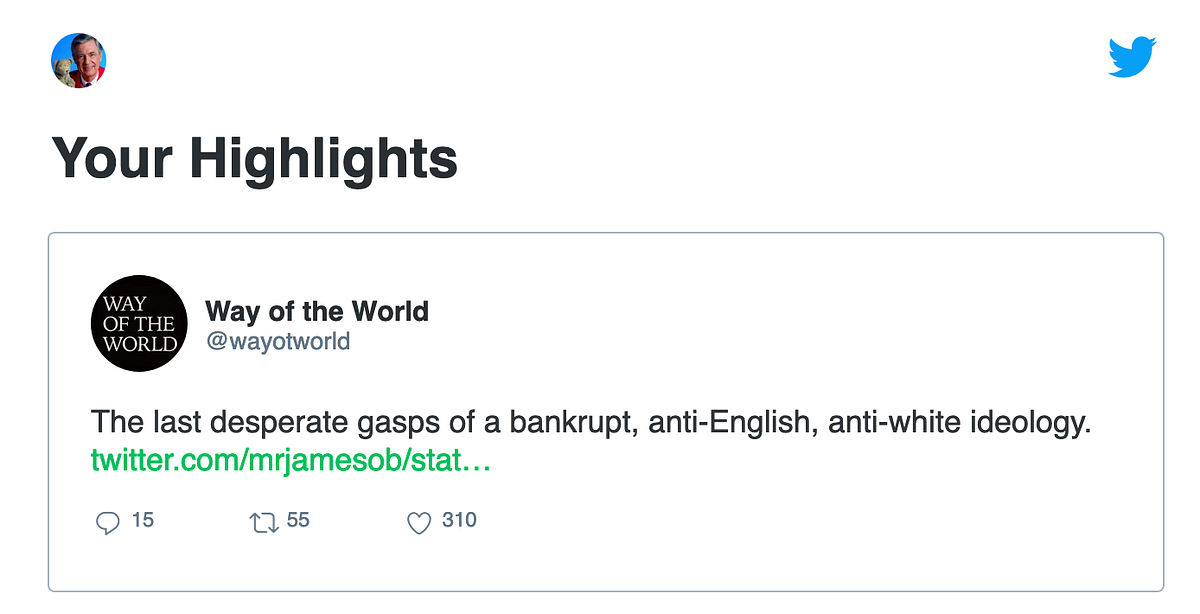 Twitter Keeps Emailing Me White Supremacist Propaganda By Daniel Malmer The Startup Medium