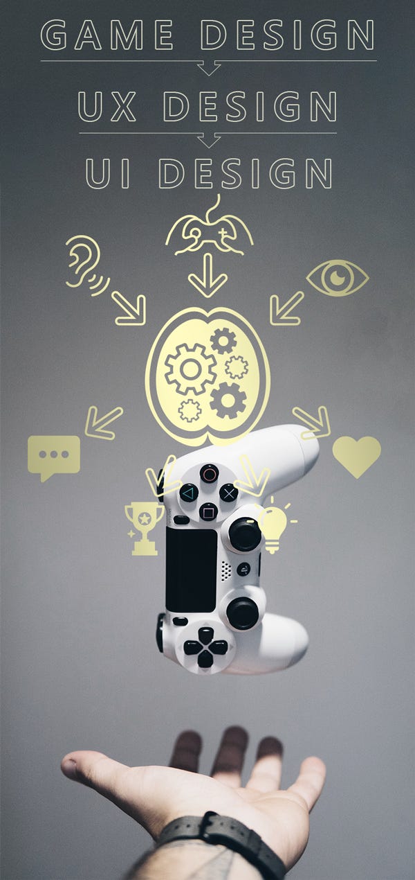 A playstation four controller in mid-air, dropping onto a hand.